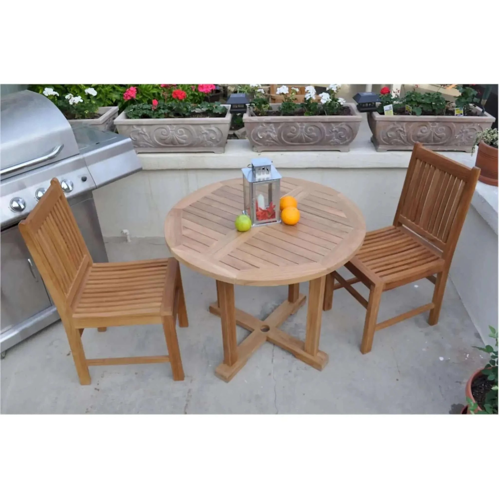 Anderson Teak Montage Saratoga 3-Pieces Dining Set