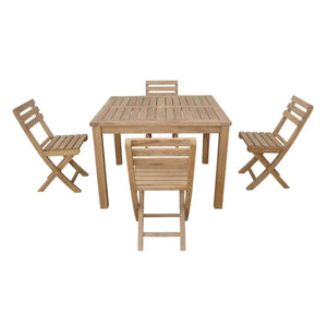 Anderson Teak Montage Alabama 5-Pieces Dining Set