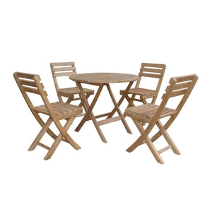 Anderson Teak Chester Alabama 5-Pieces Bistro Set