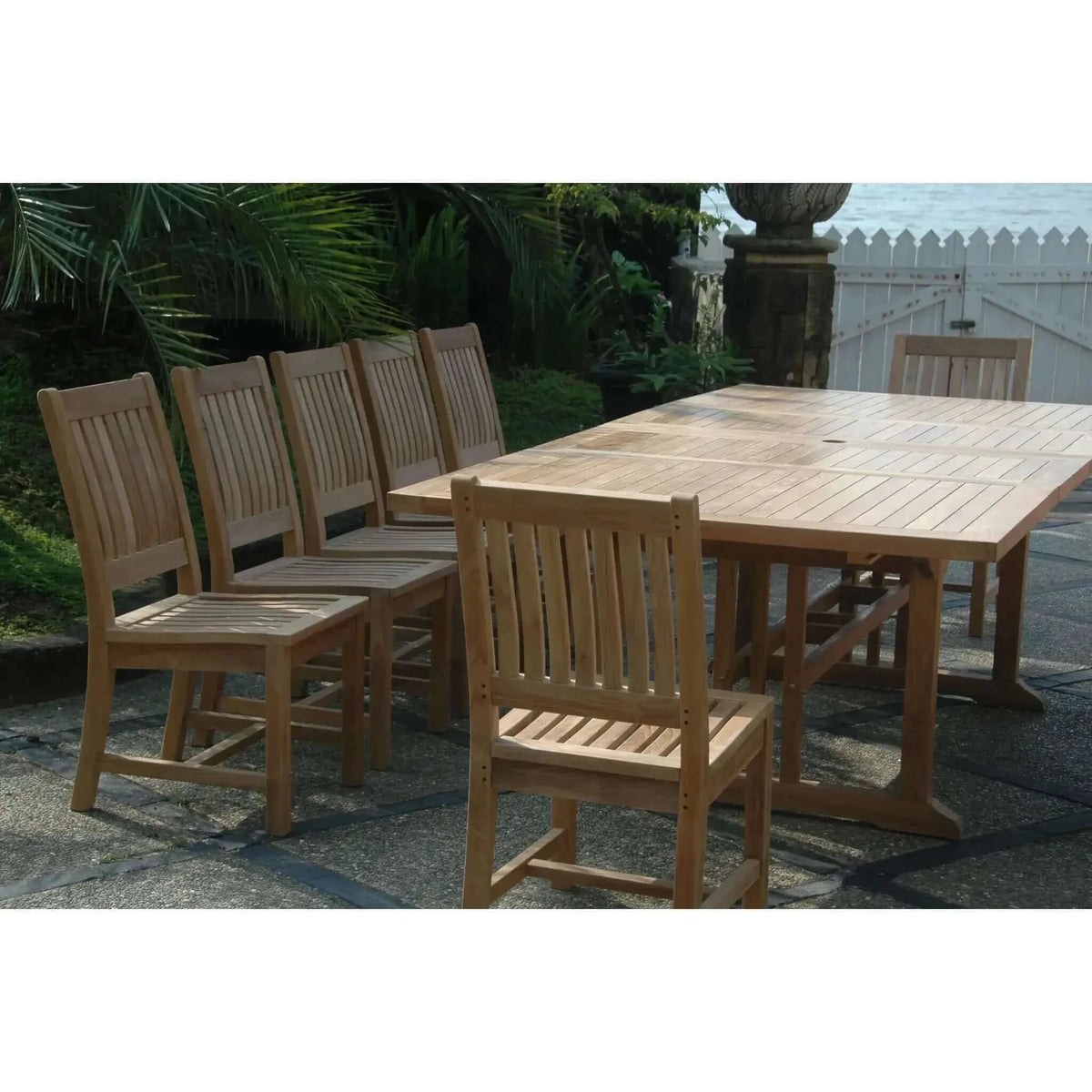Anderson Teak Sahara Rialto 13-Pieces Rectangular Dining Set