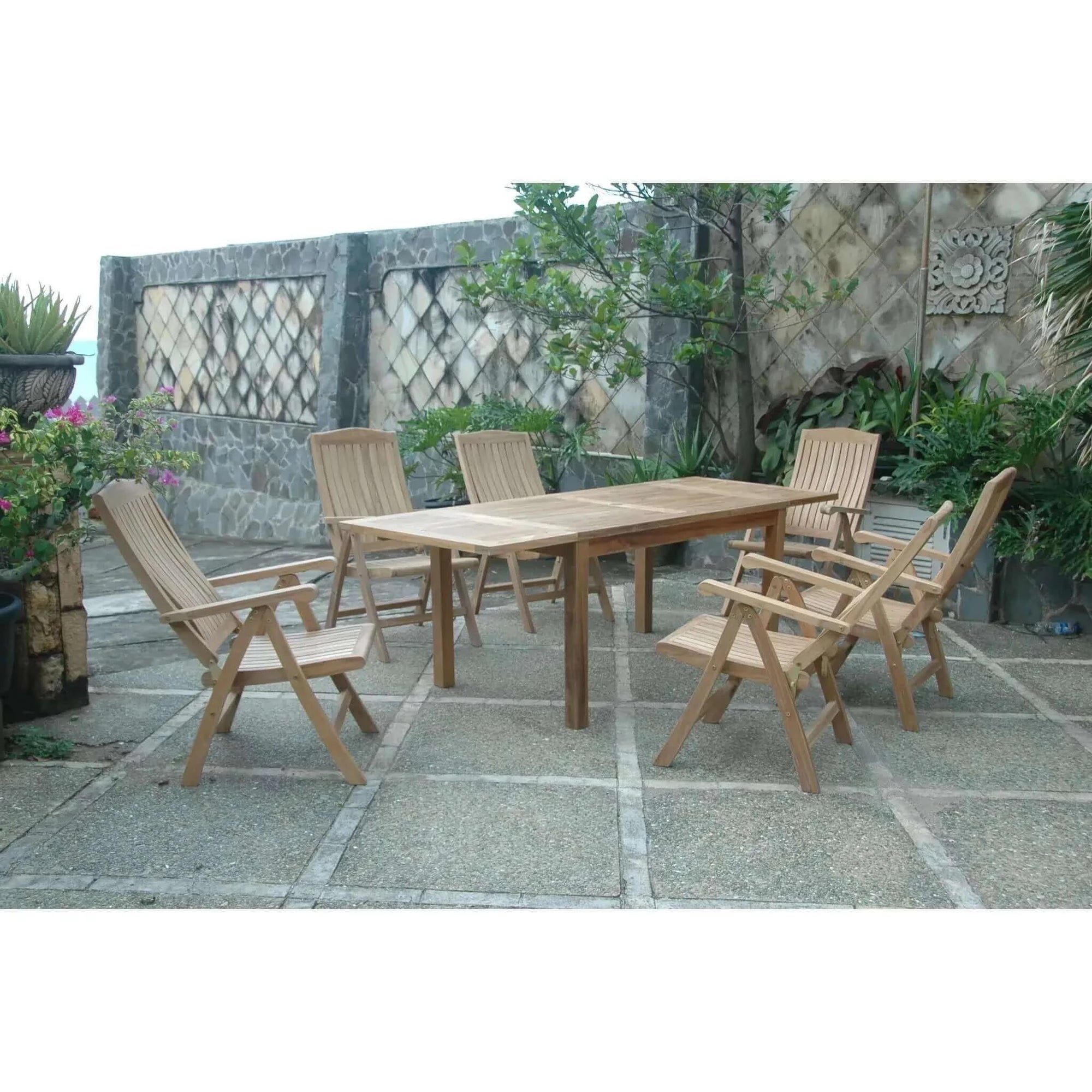 Anderson Teak Bahama Katana 7-Pieces Dining Set