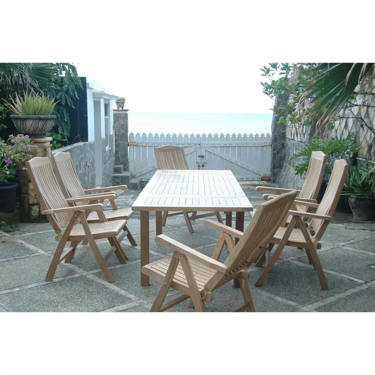 Anderson Teak Bahama Katana 7-Pieces Dining Set