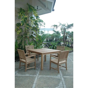 Anderson Teak Windsor Rialto Armchair 5-Pieces Dining Set