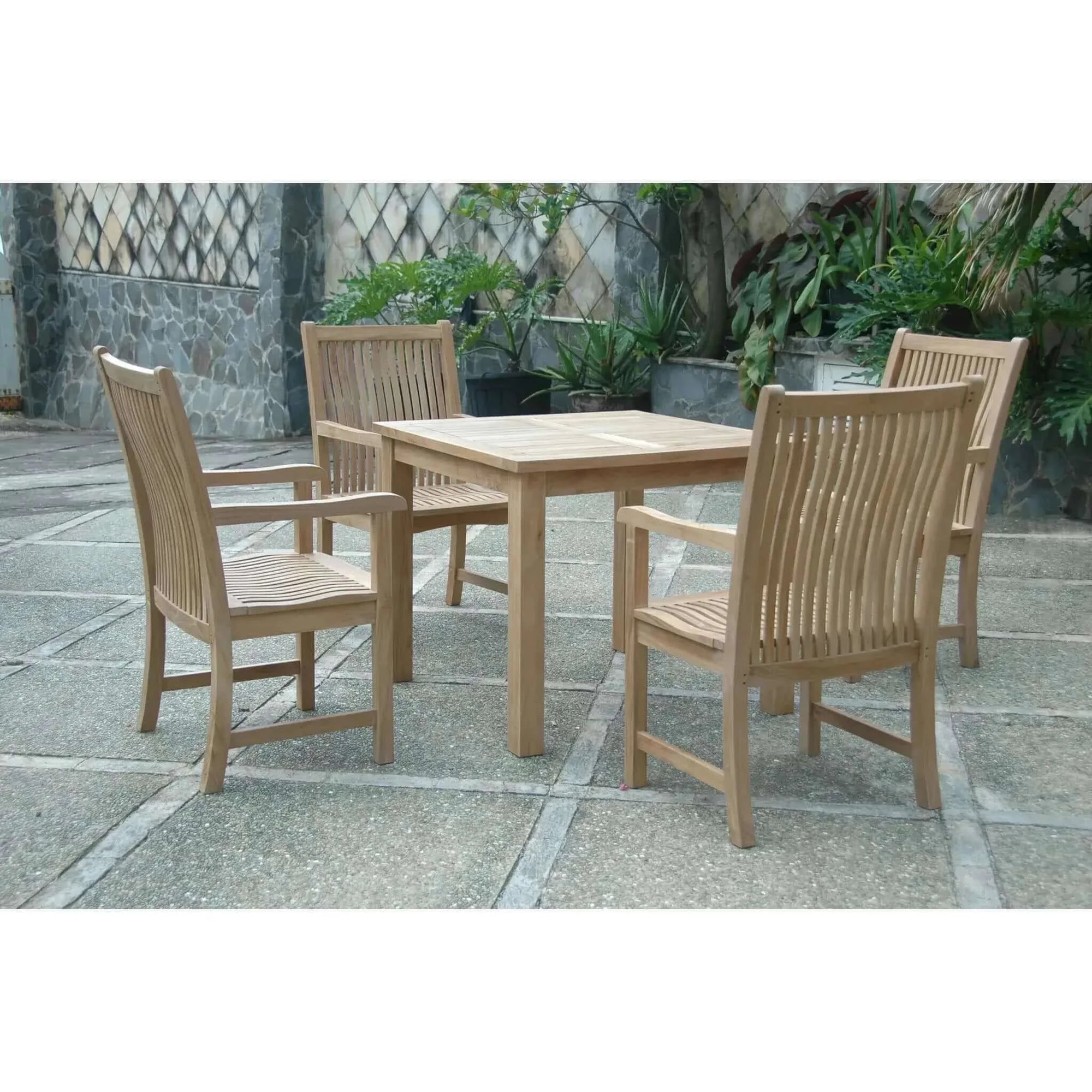 Anderson Teak Bahama Chicago 5-Pieces Bistro Set