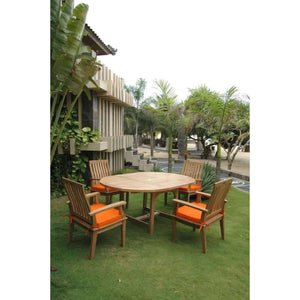 Anderson Teak Bahama Brianna 7-Pieces Extension Dining Set