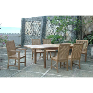 Anderson Teak Bahama Chicago 7-Pieces Dining Set Chair B