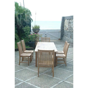 Anderson Teak Bahama Chicago 7-Pieces Dining Set Chair B