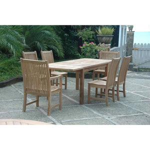 Anderson Teak Bahama Chicago 7-Pieces Dining Set Chair B