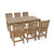 Anderson Teak 7-Pieces Sonoma Rectangular Dining Set