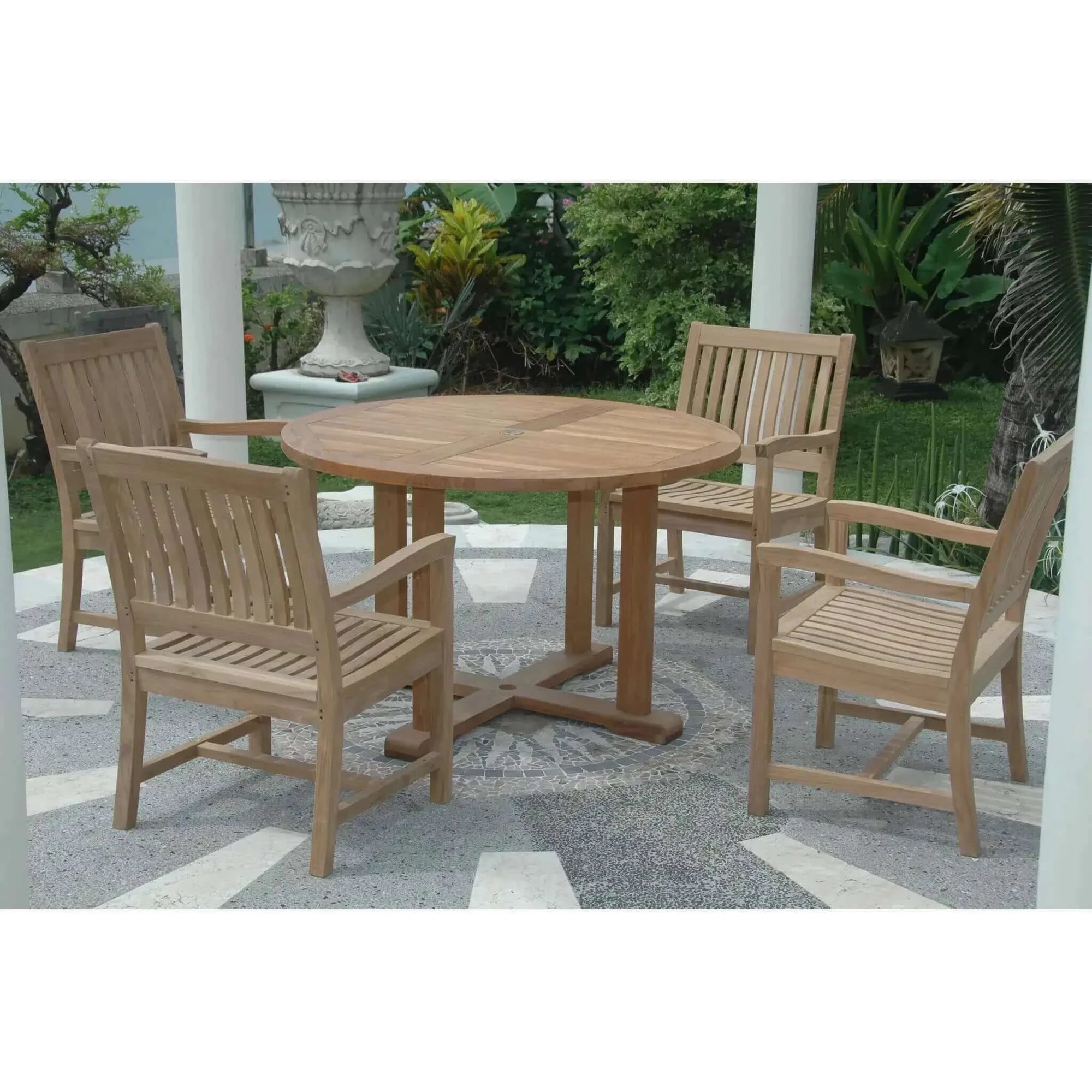 Anderson Teak Tosca Rialto Armchair 5-Pieces Dining Set