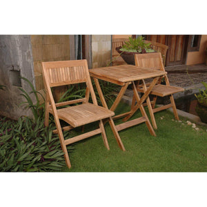 Anderson Teak Windsor 3-Pieces Square Bistro Set