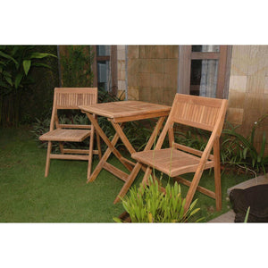 Anderson Teak Windsor 3-Pieces Square Bistro Set