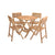 Anderson Teak Windsor 5-Pieces Round Bistro Set