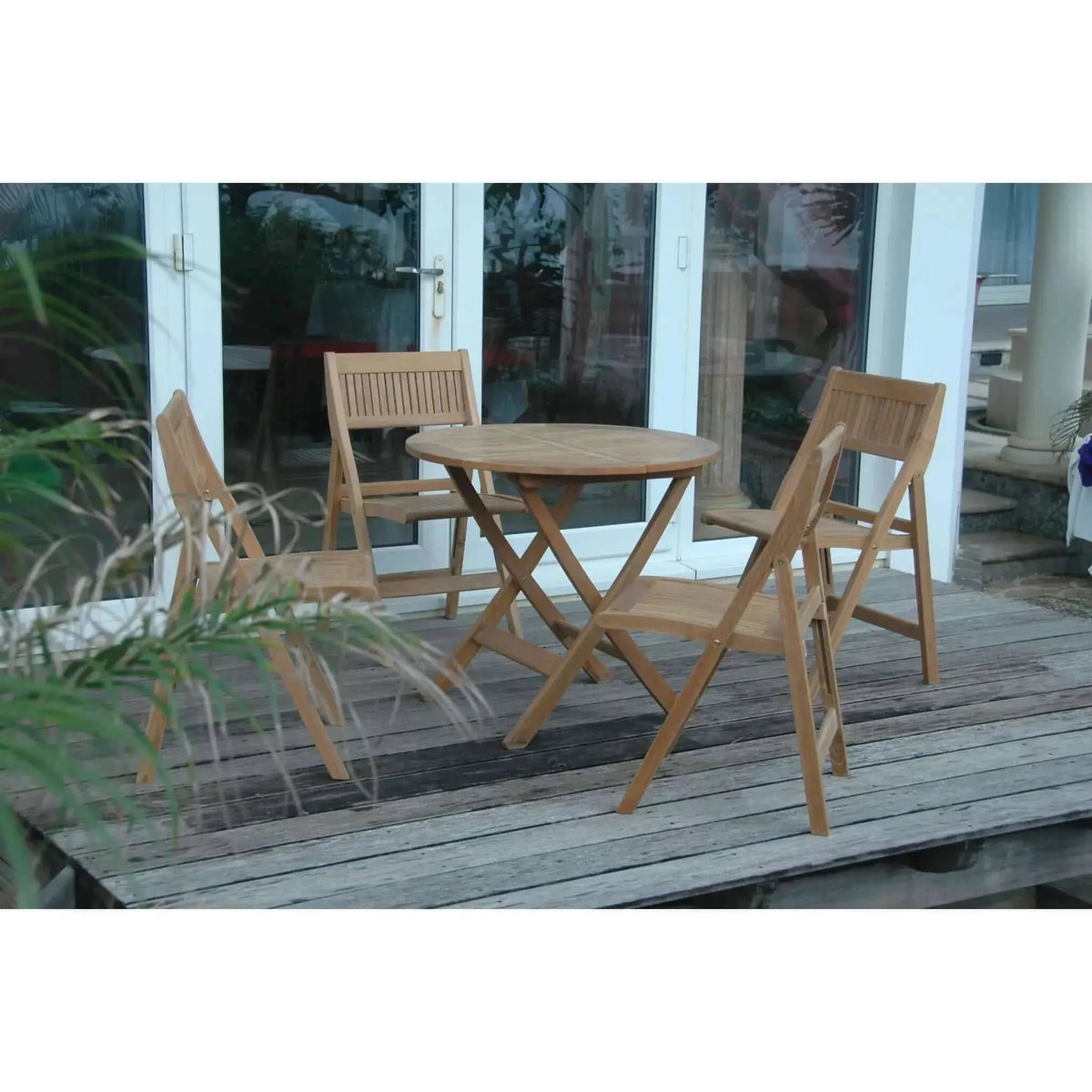 Anderson Teak Windsor 5-Pieces Round Bistro Set
