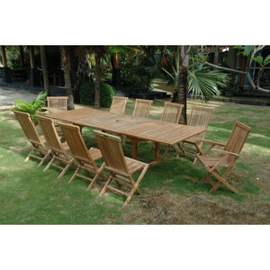 Anderson Teak Valencia Classic 11-Pieces Dining Set