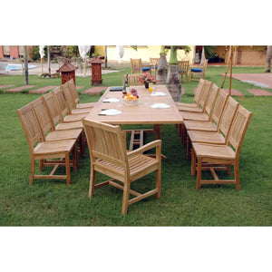 Anderson Teak Valencia Rialto 15-Pieces Dining Set