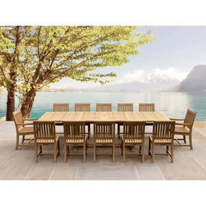 Anderson Teak Valencia Rialto 13-Pieces Dining Set