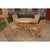 Anderson Teak Butterfly Comfort 5-Pieces Dining Table Set