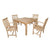 Anderson Teak Windsor Wilshire 5-Pieces Dining Set