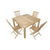 Anderson Teak Windsor Classic 5-Pieces Folding Dining Chair