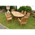 Anderson Teak Sahara Stackable 9-Pieces Oval Dining Set