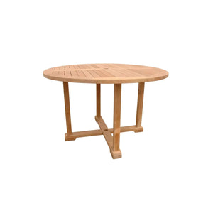 Anderson Teak Tosca 4-Foot Round Table W/ Frame