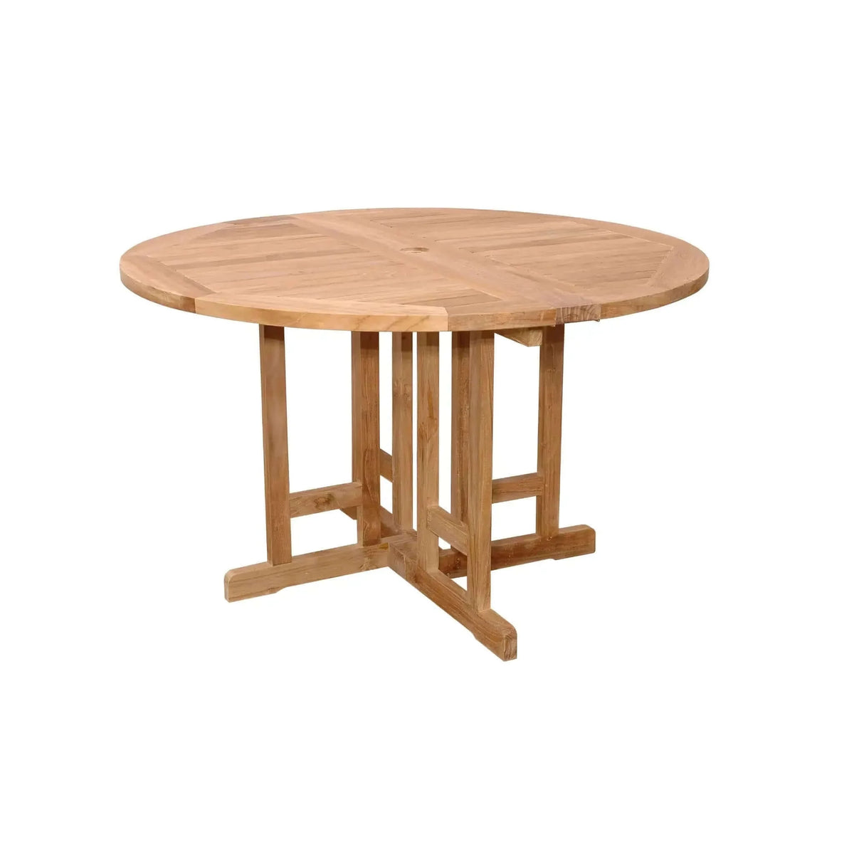 Anderson Teak Butterfly 47" Round Folding Table