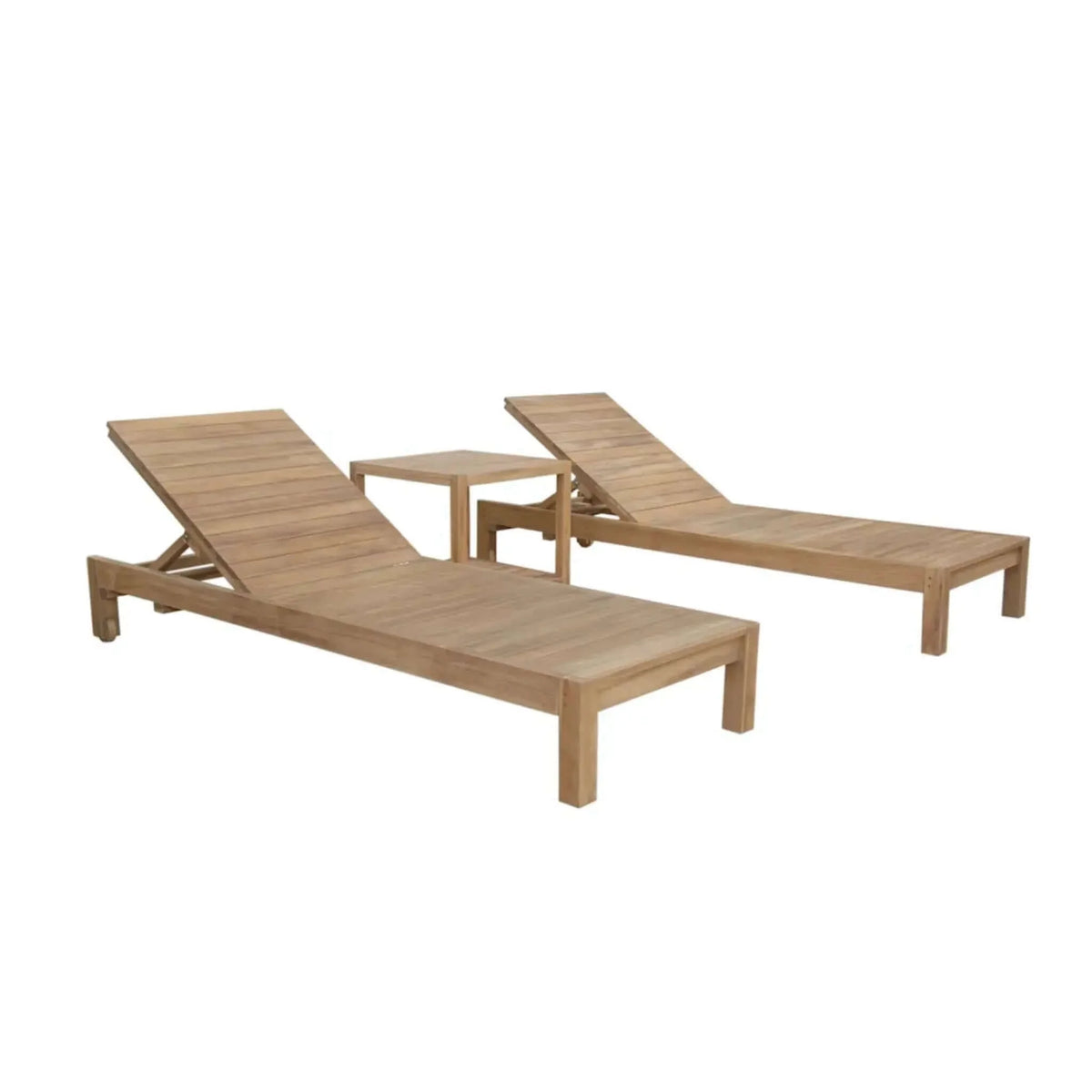 Anderson Teak South Bay Glenmore 3-Pieces Lounger Set