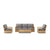 Anderson Teak 4-pc Madera Deep Seating Set 521