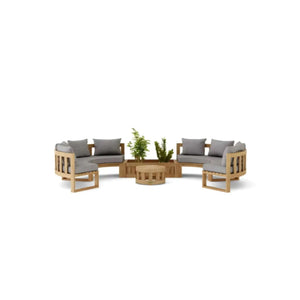 Anderson Teak Circular Modular Deep Seating Set 809