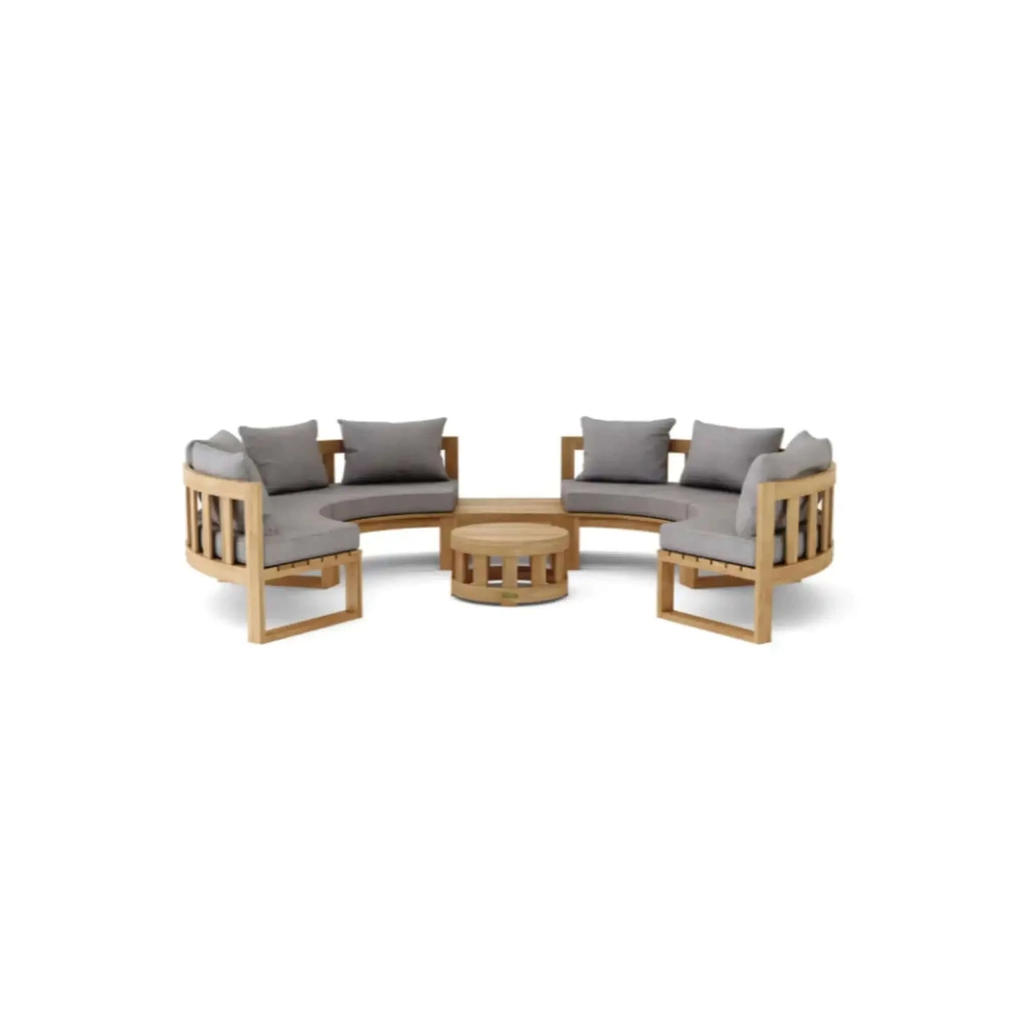 Anderson Teak Circular Modular Deep Seating Set 811