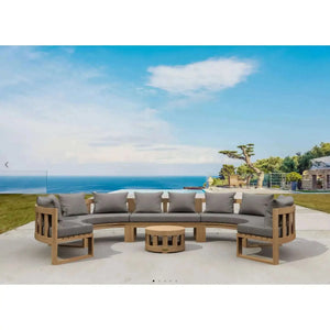 Anderson Teak Circular Modular Deep Seating Set 812