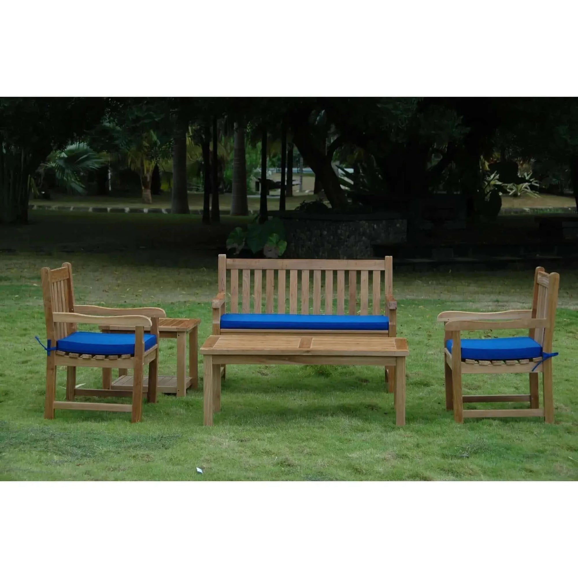 Anderson Teak Classic 2-Seater 5-Pieces Conversation Set