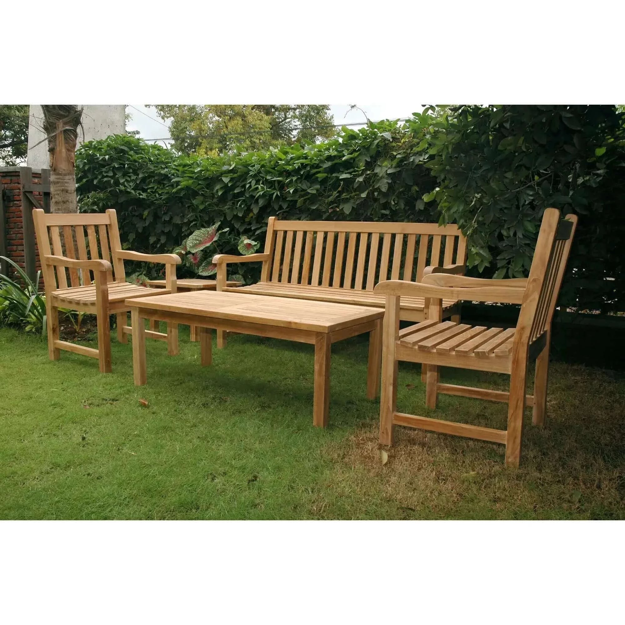 Anderson Teak Classic 3-Seater 5-Pieces Conversation Set