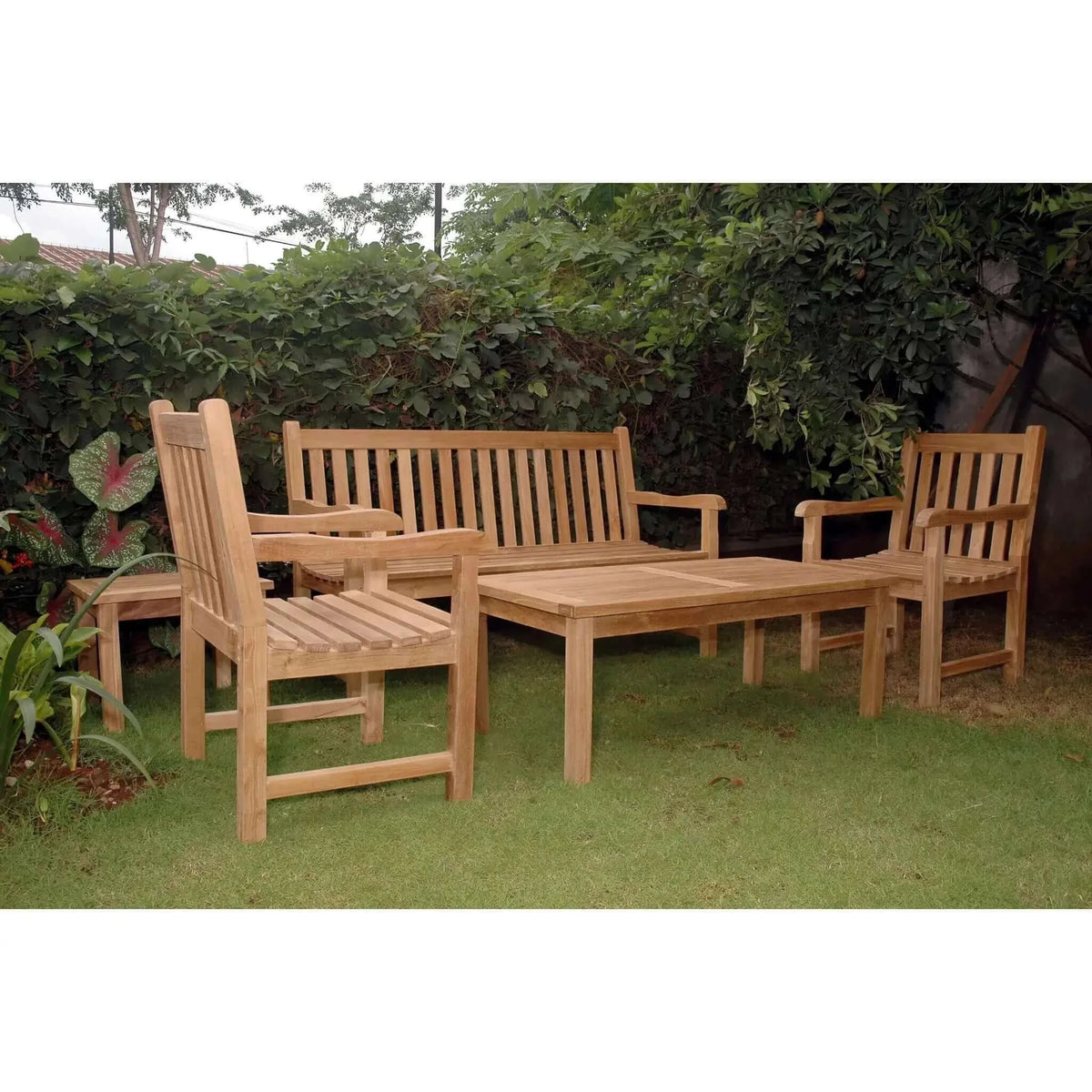 Anderson Teak Classic 3-Seater 5-Pieces Conversation Set