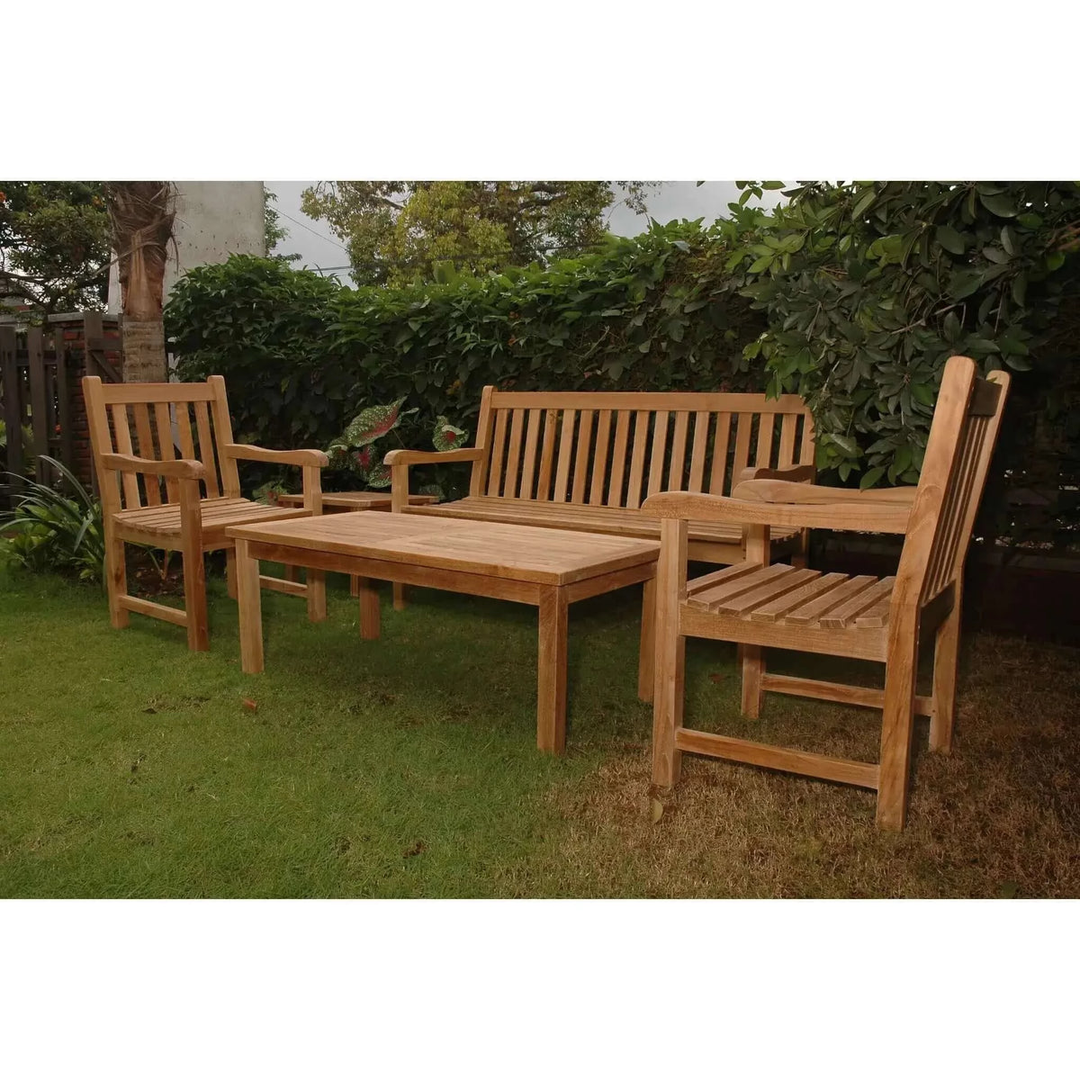 Anderson Teak Classic 3-Seater 5-Pieces Conversation Set