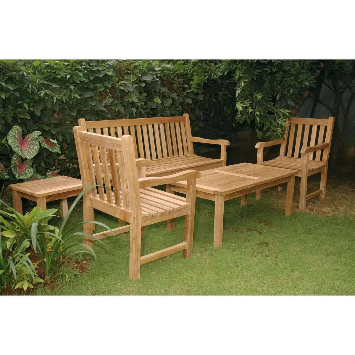 Anderson Teak Classic 3-Seater 5-Pieces Conversation Set