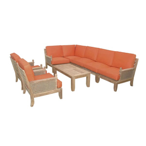 Anderson Teak Luxe 8-Pieces Modular Set