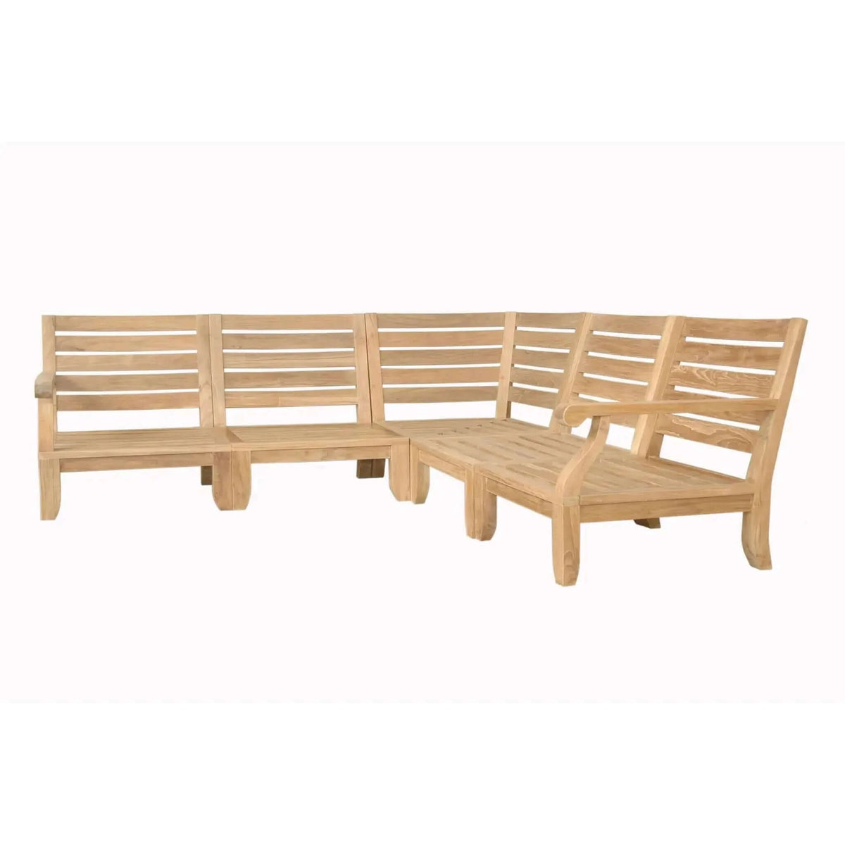 Anderson Teak Riviera Luxe 5-Pieces Modular Set