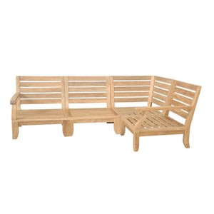 Anderson Teak Riviera Luxe 4-Pieces Modular Set