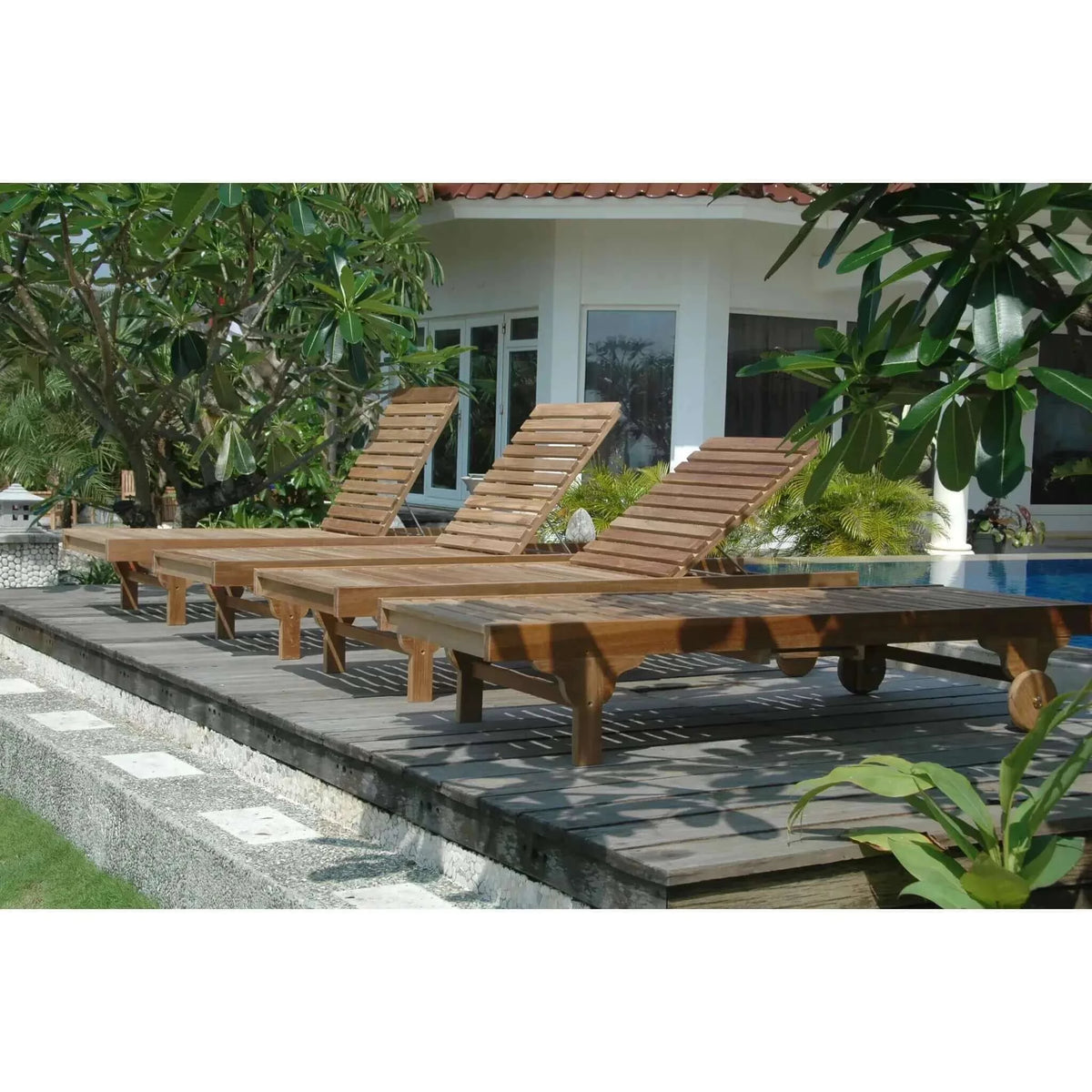 Anderson Teak Capri Sun Lounger 4-Pieces Set