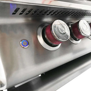 CalFlame Built-In P-Series 4-Burner BBQ Grills