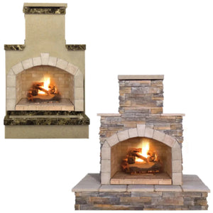 CalFlame 78" Outdoor Fireplace FRP-906-1