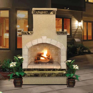 CalFlame 78" Outdoor Fireplace FRP-908-2