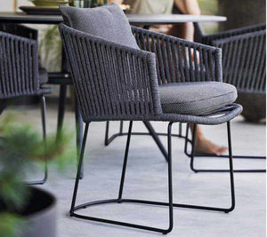 Cane-Line Moments Chair-Dark grey, Cane-line Soft Rope