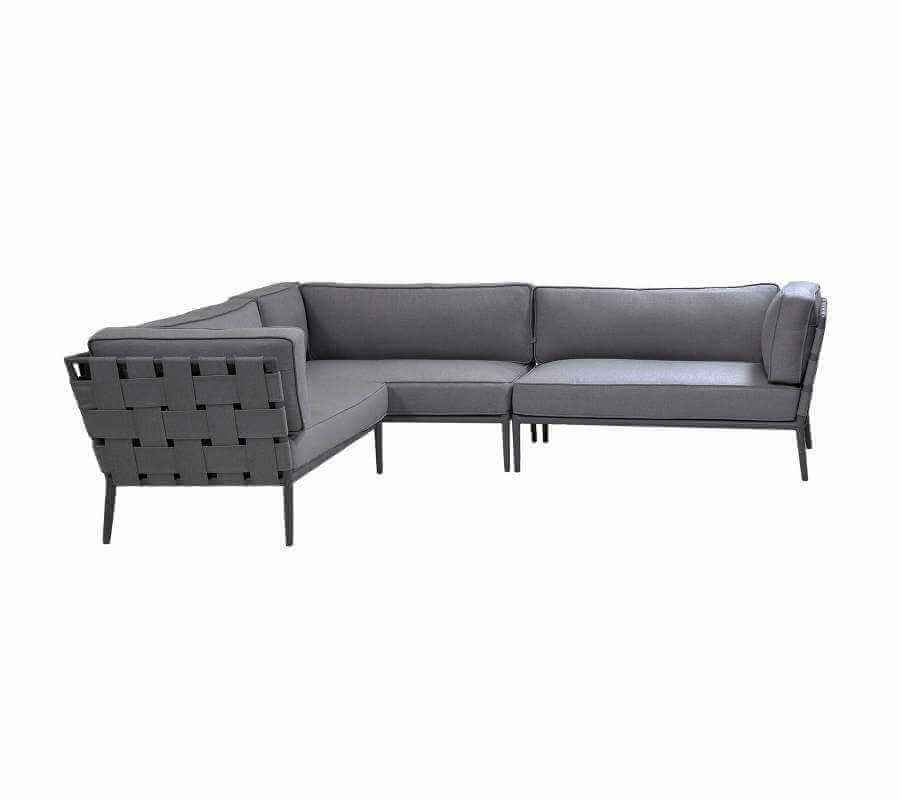 Cane-Line Conic Lounge 1-Light grey