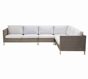 Cane-Line Connect Lounge 2-Taupe/white