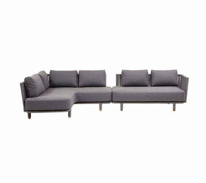 Cane-Line Moments Lounge 1-Grey/grey