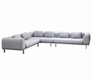 Cane-Line Space Lounge 3-Light grey