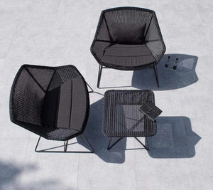 Cane-Line Breeze Lounge Chair-White grey, Cane-line Weave